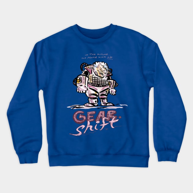 Gear Shift Crewneck Sweatshirt by captainhuzzah